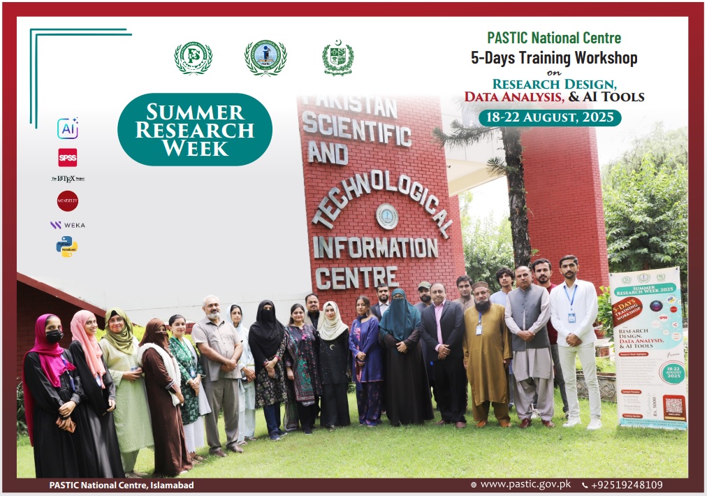 2025-Summer Research Week at PASTIC, 18-22 August 2025.