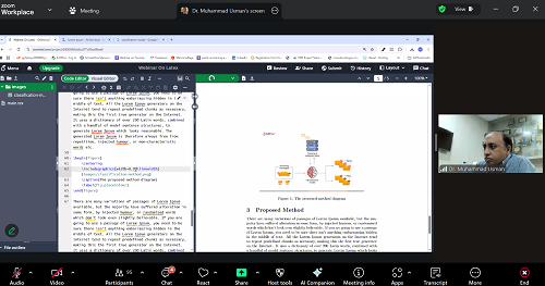 Highlights from the Webinar on LaTeX conducted held on 28th October 2025